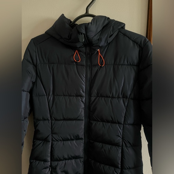 gently worn, SAVE THE DUCK Ultra Light Jacket, size XS, navy blue color - Picture 2 of 14